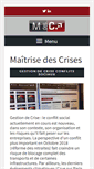 Mobile Screenshot of maitrisedescrises.com